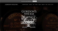 Desktop Screenshot of gordonswinebar.com